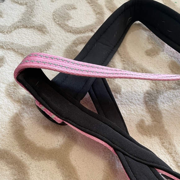 ALCOTT Reinforced Neoprene Dog Harness in Pink with Reflective Stitching - Picture 8 of 10